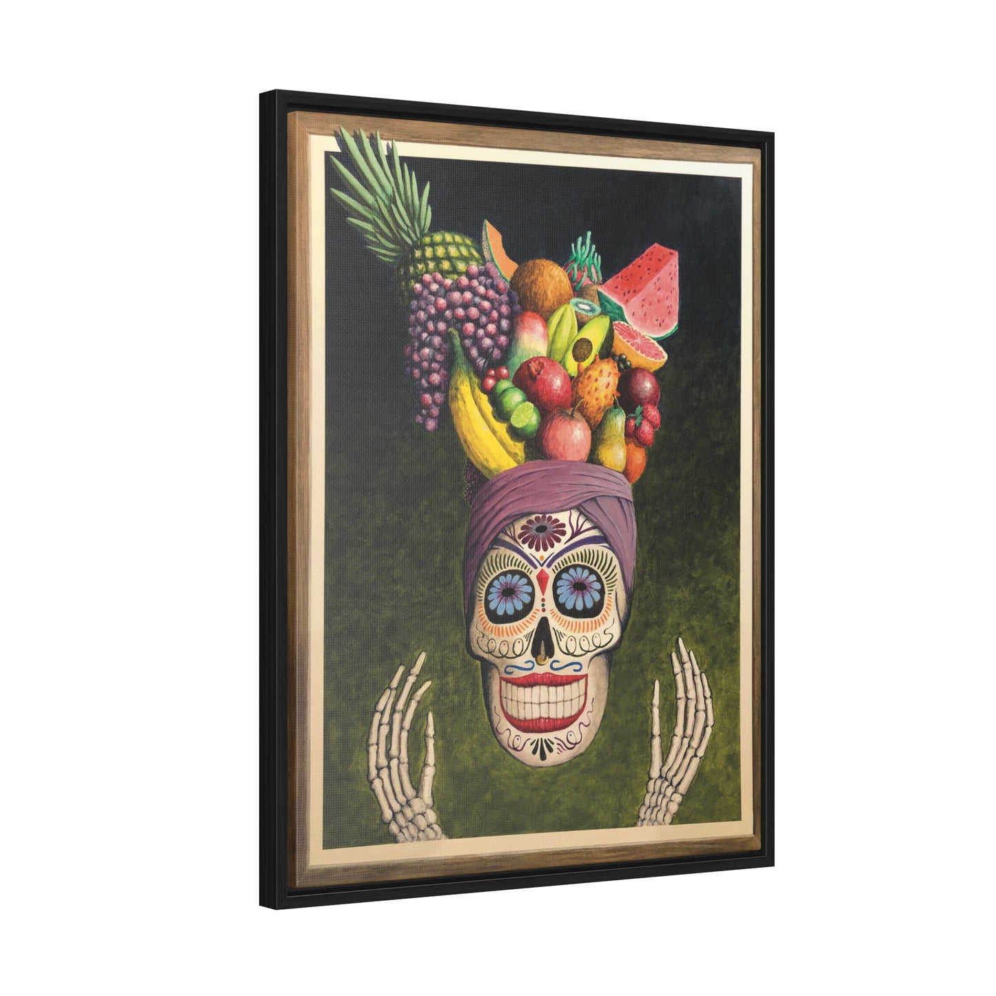 Viva Carmen Miranda - Canvas wrap - Floating frame