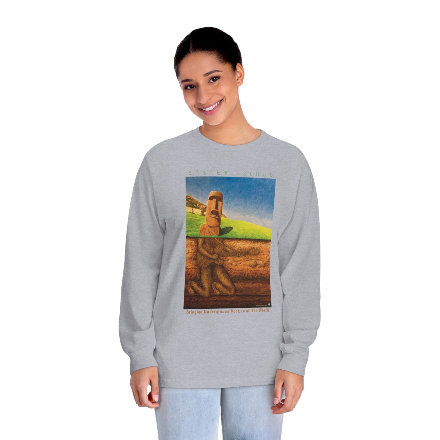 Underground Rock with text - Long Sleeve