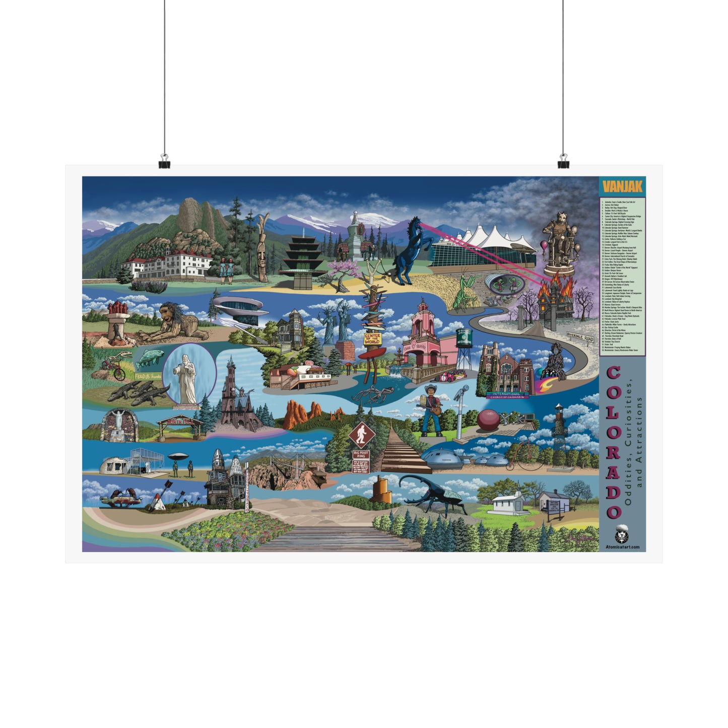 Colorado Oddities - Matte Posters