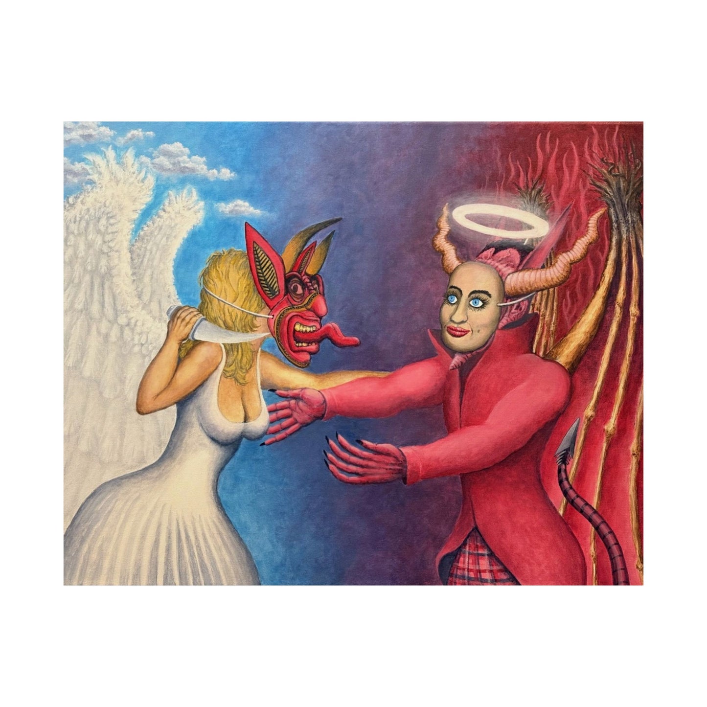 The Devil and Angel in Disguise - Poster