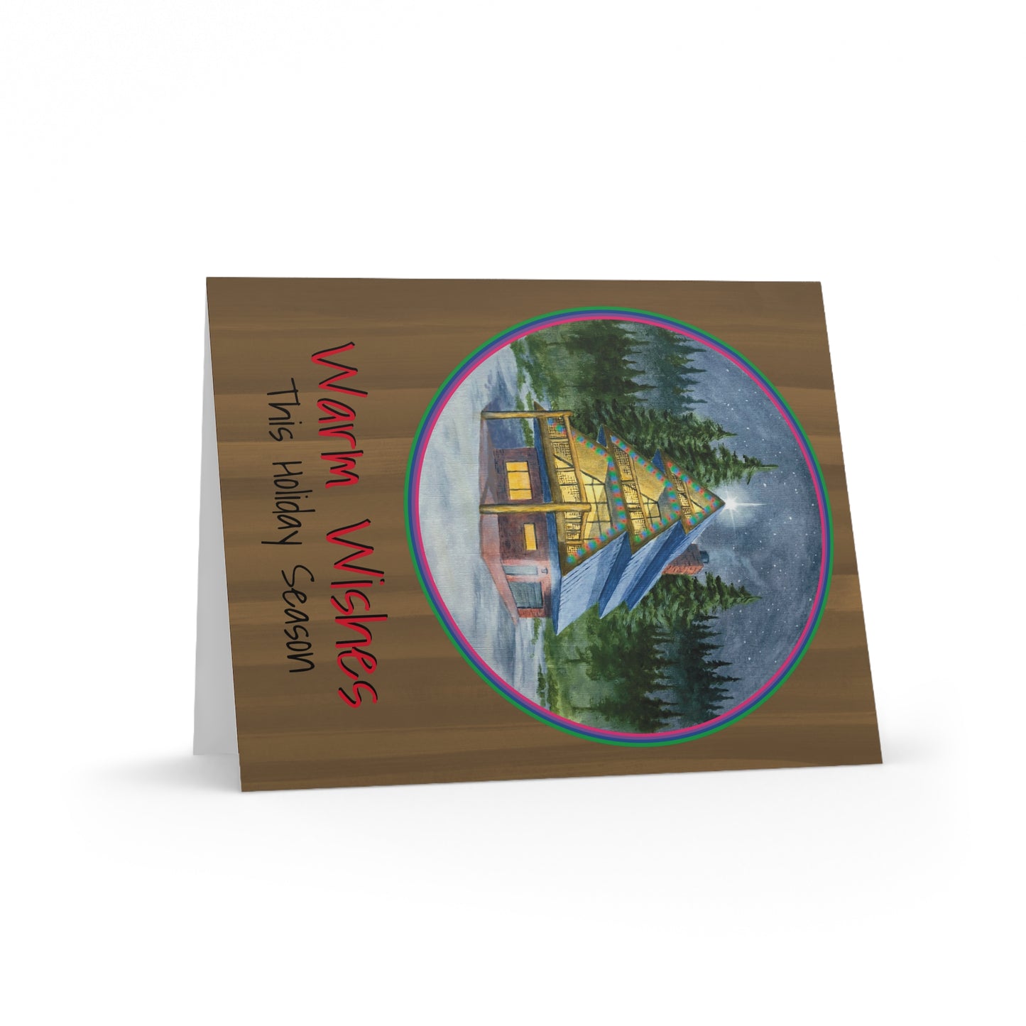 Greeting cards - Christmas Tree A-frame (8, 16, and 24 pcs)