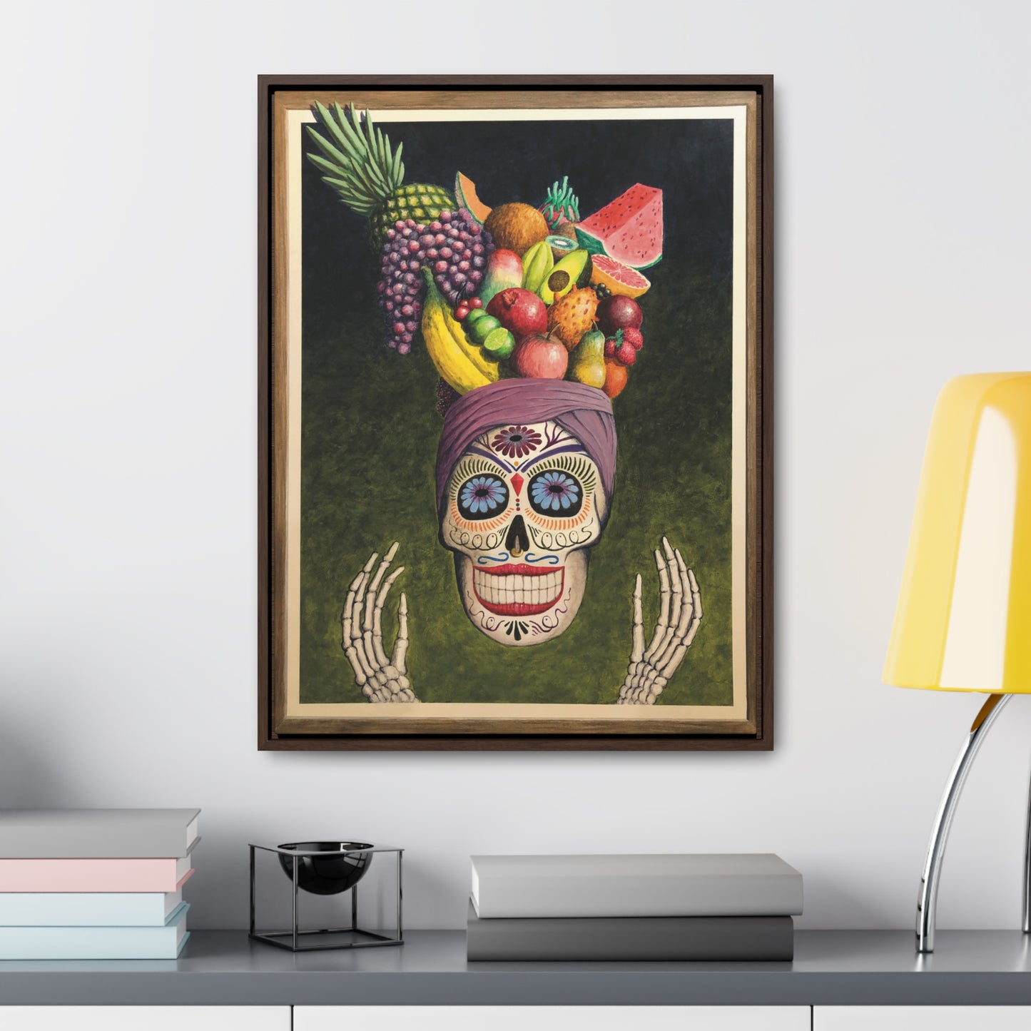 Viva Carmen Miranda - Canvas wrap - Floating frame