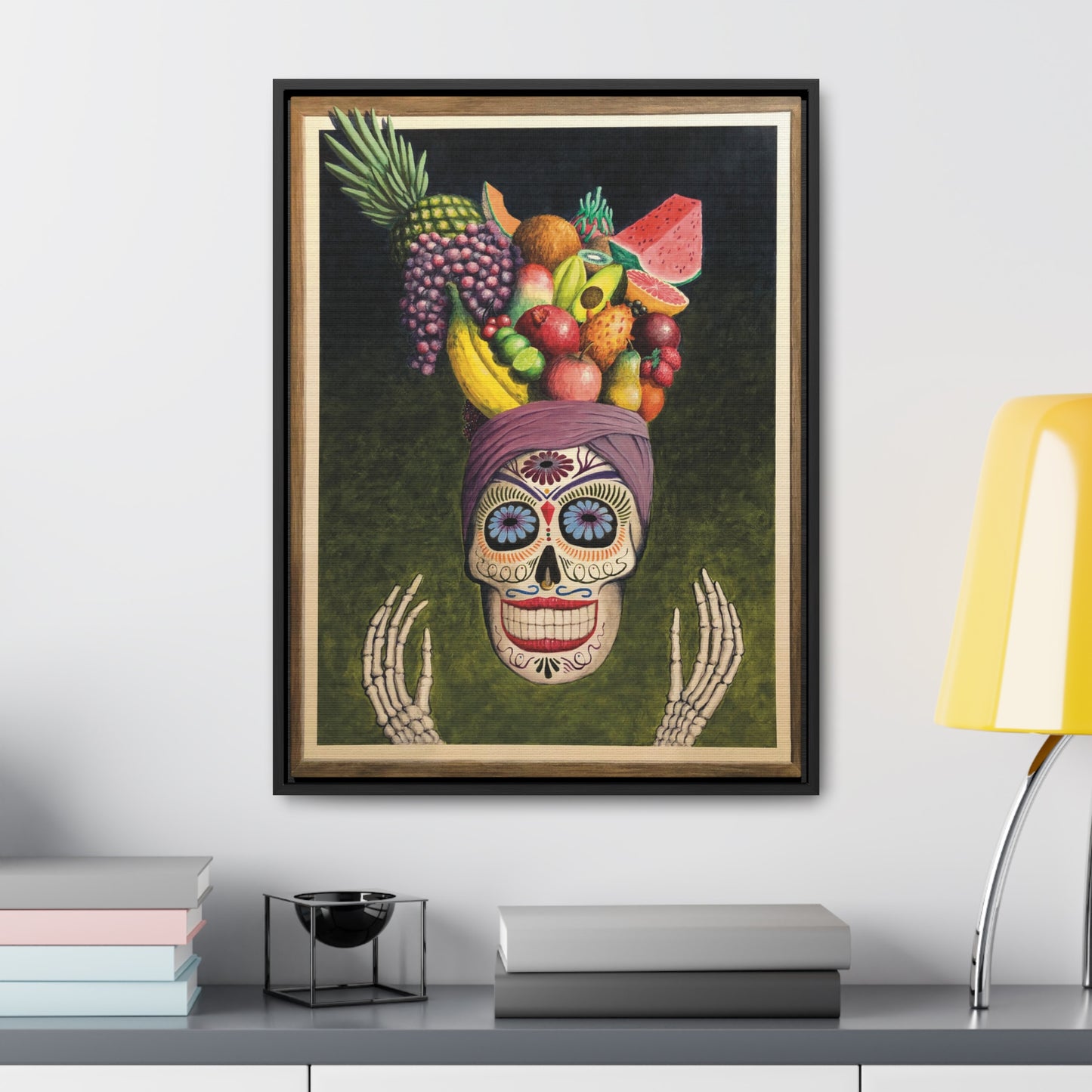 Viva Carmen Miranda - Canvas wrap - Floating frame