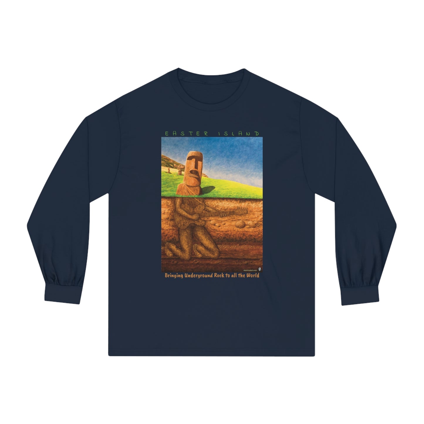 Underground Rock with text - Long Sleeve