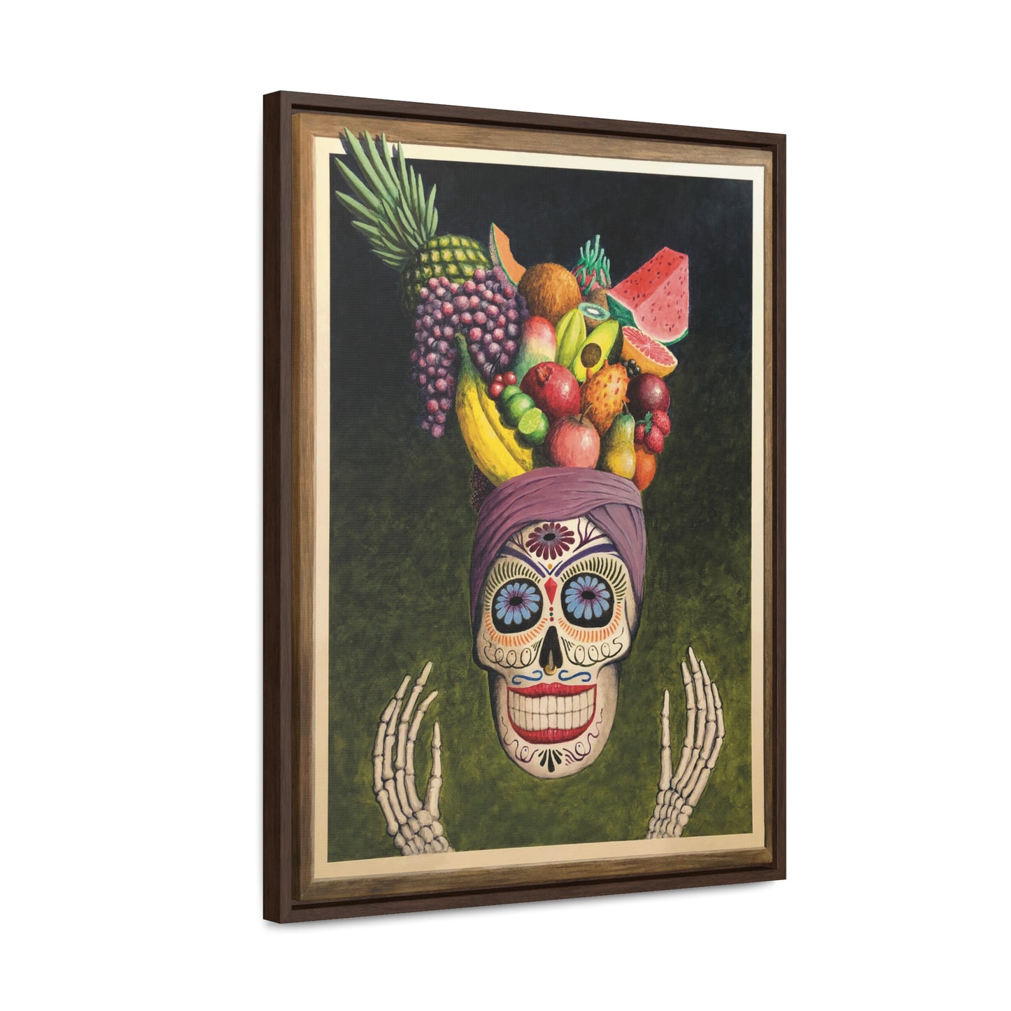 Viva Carmen Miranda - Canvas wrap - Floating frame