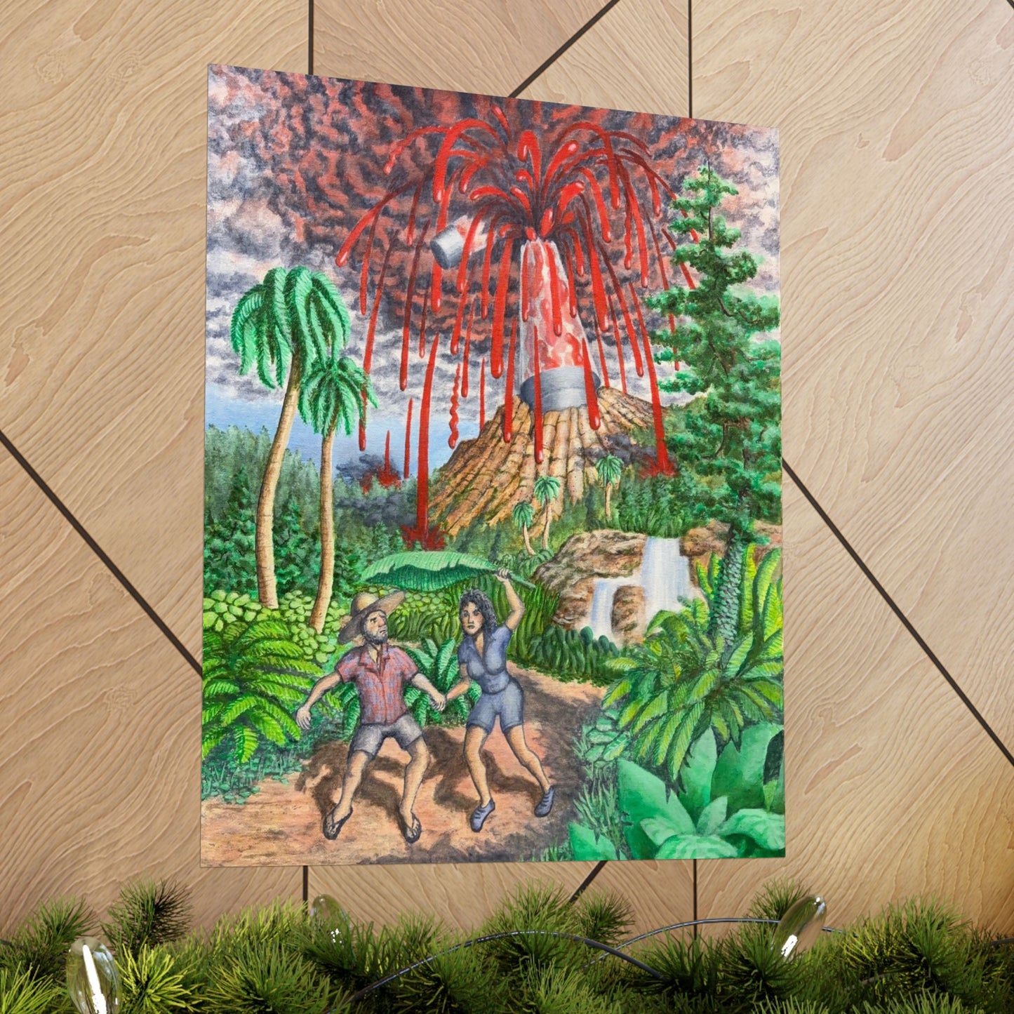 Lava Lamp Eruption - Poster