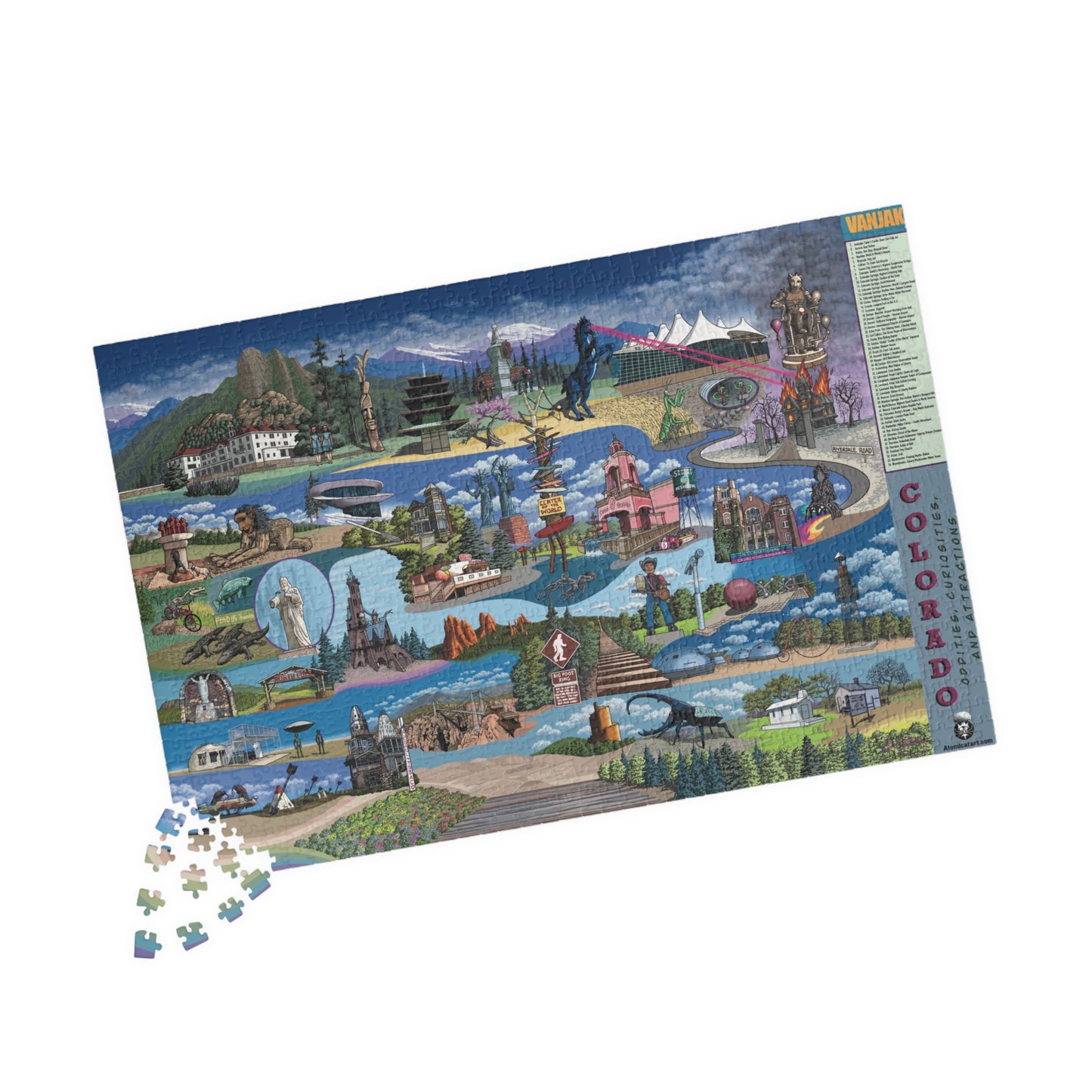 Colorado oddities - Puzzle (110, 252, 500, 1014-piece)