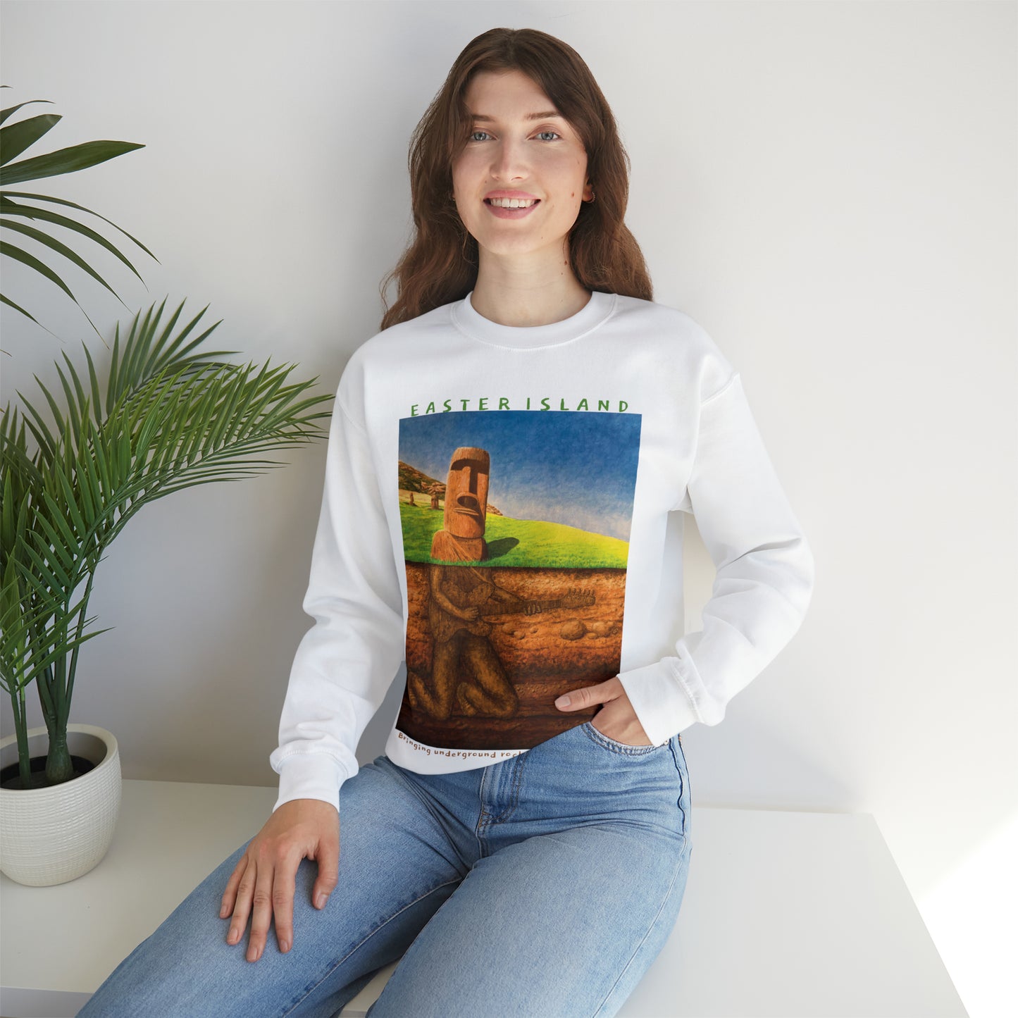 Underground Rock with text - Sweatshirt