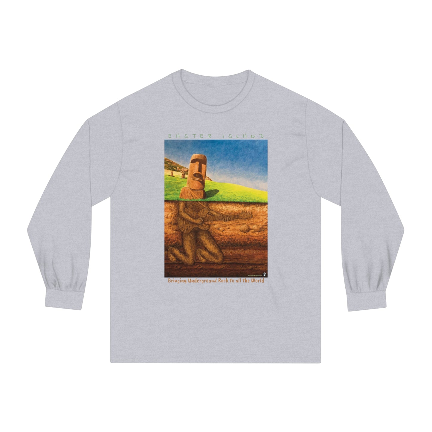 Underground Rock with text - Long Sleeve
