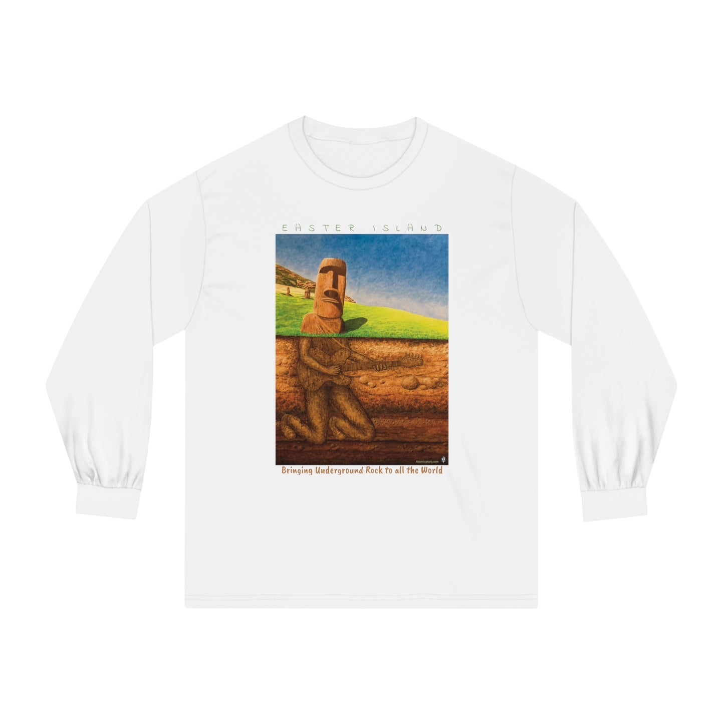 Underground Rock with text - Long Sleeve