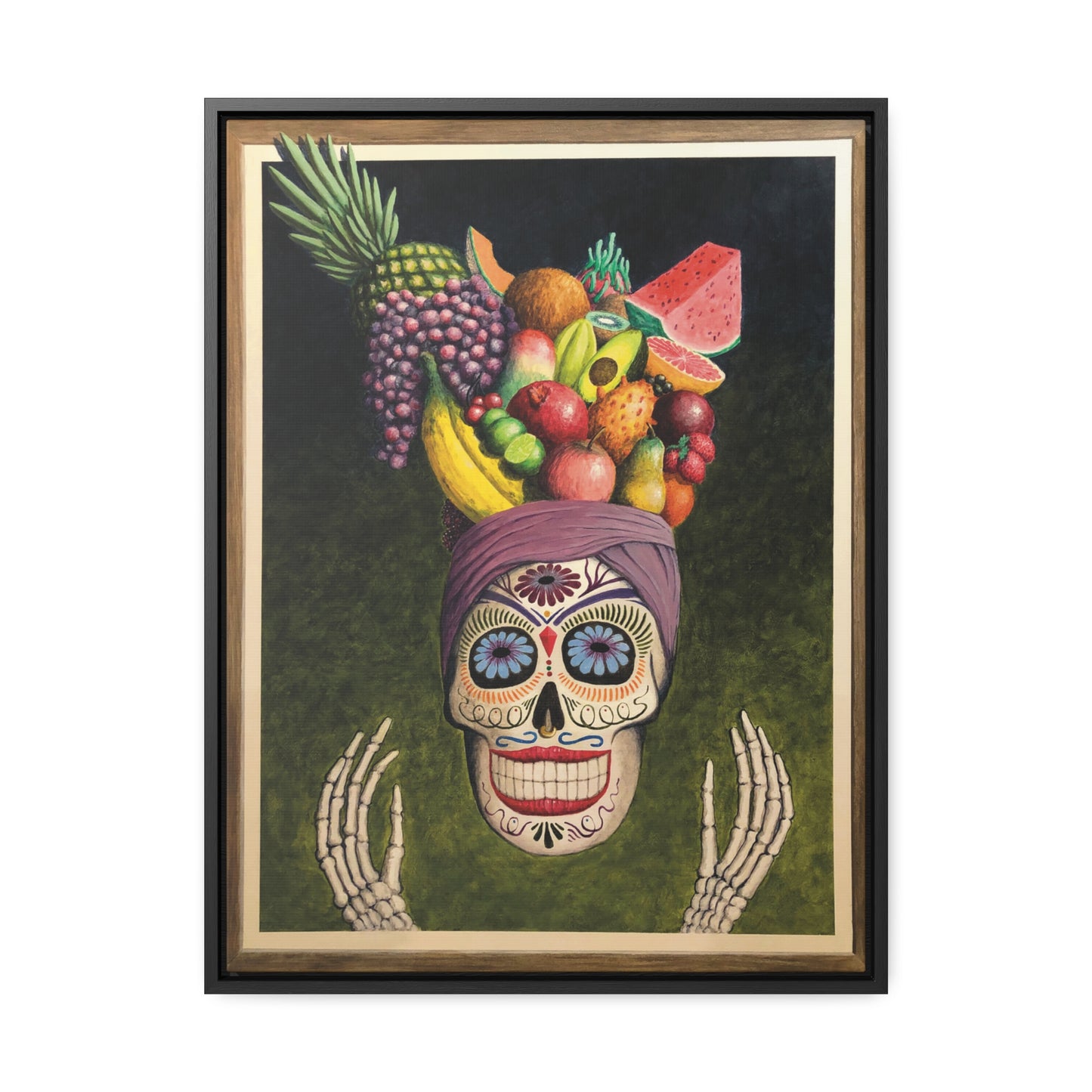 Viva Carmen Miranda - Canvas wrap - Floating frame