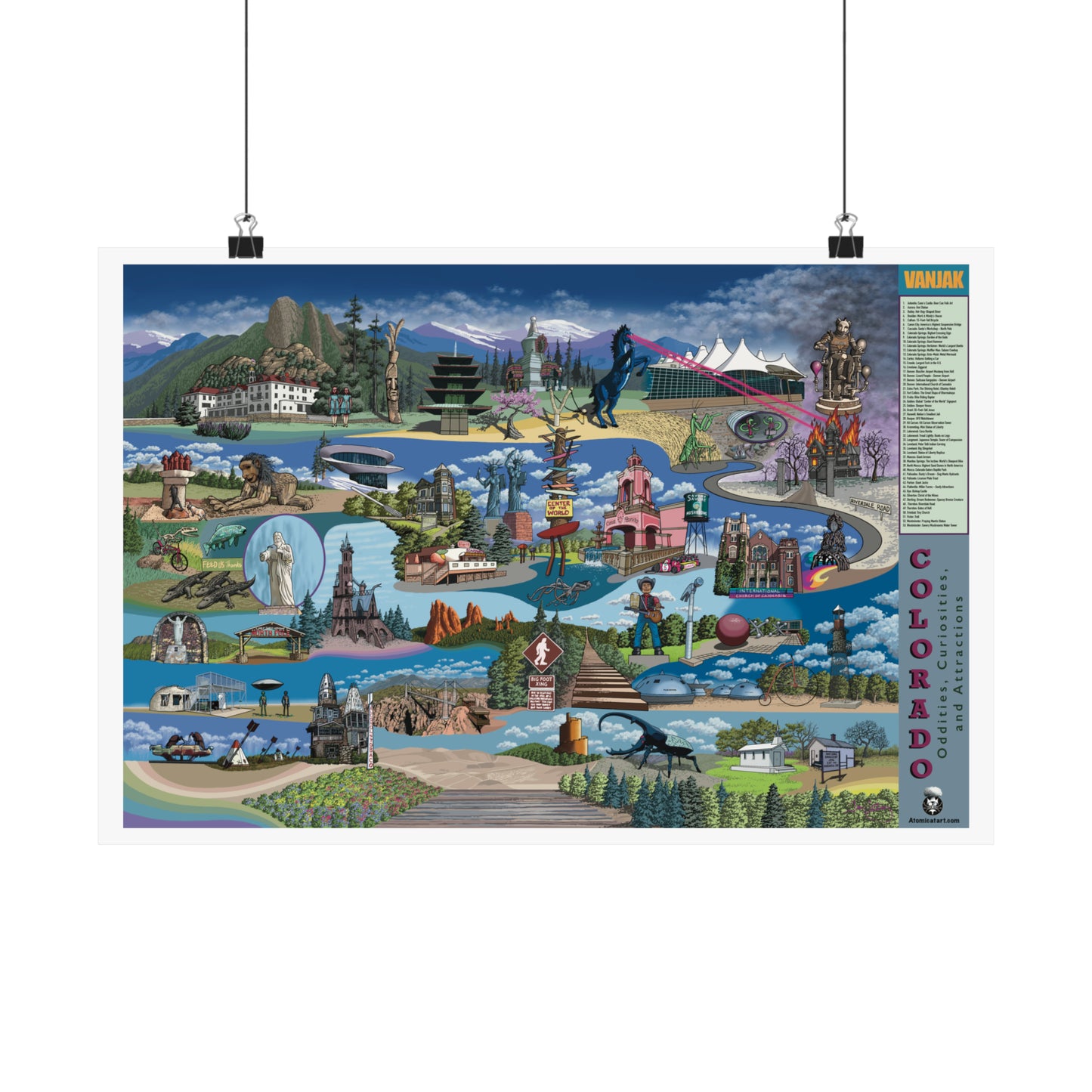 Colorado Oddities - Matte Posters