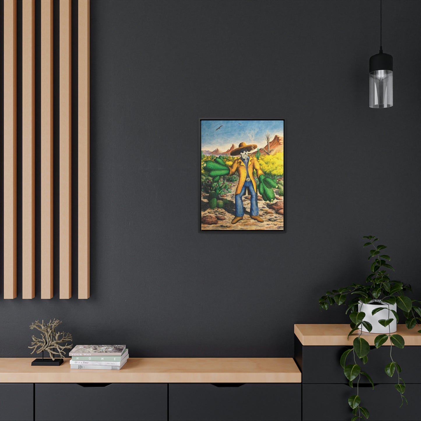 Sonoran Slinger - Canvas wrap - Floating frame