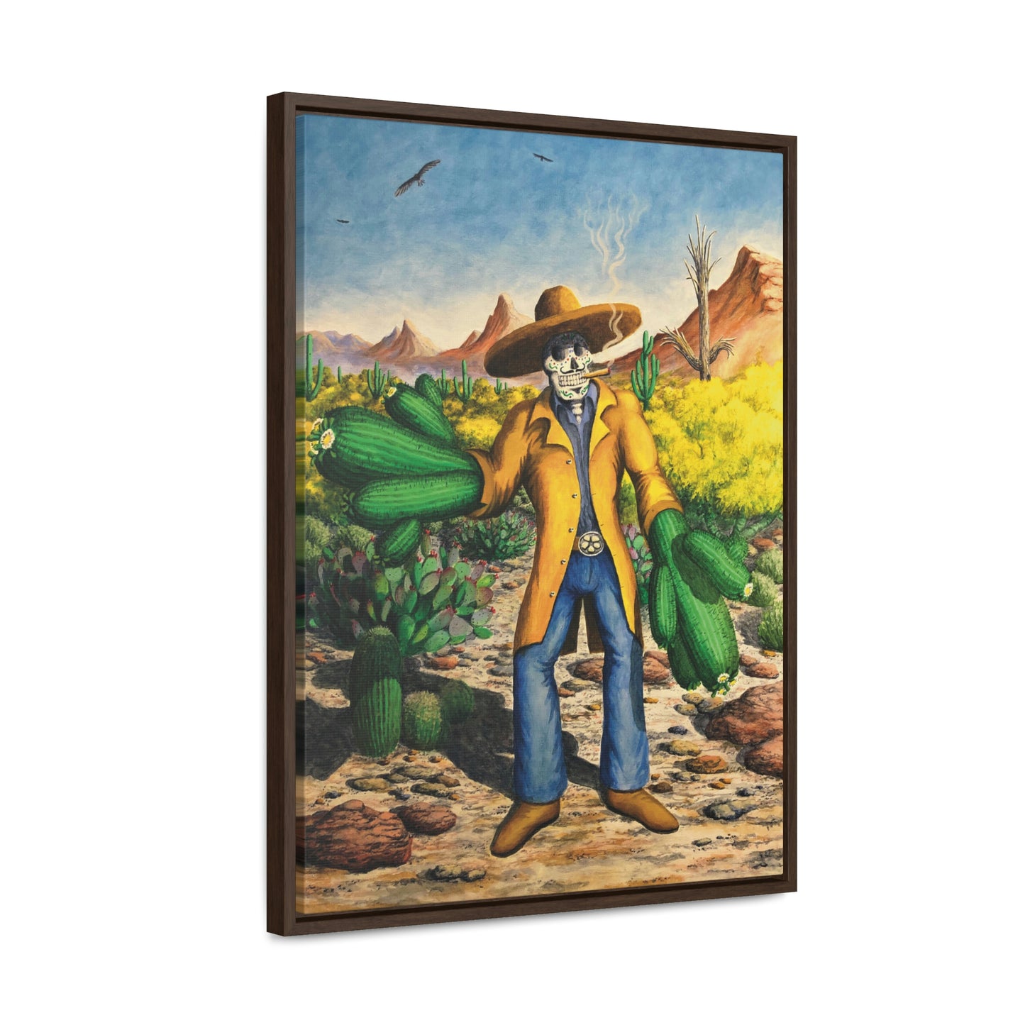 Sonoran Slinger - Canvas wrap - Floating frame