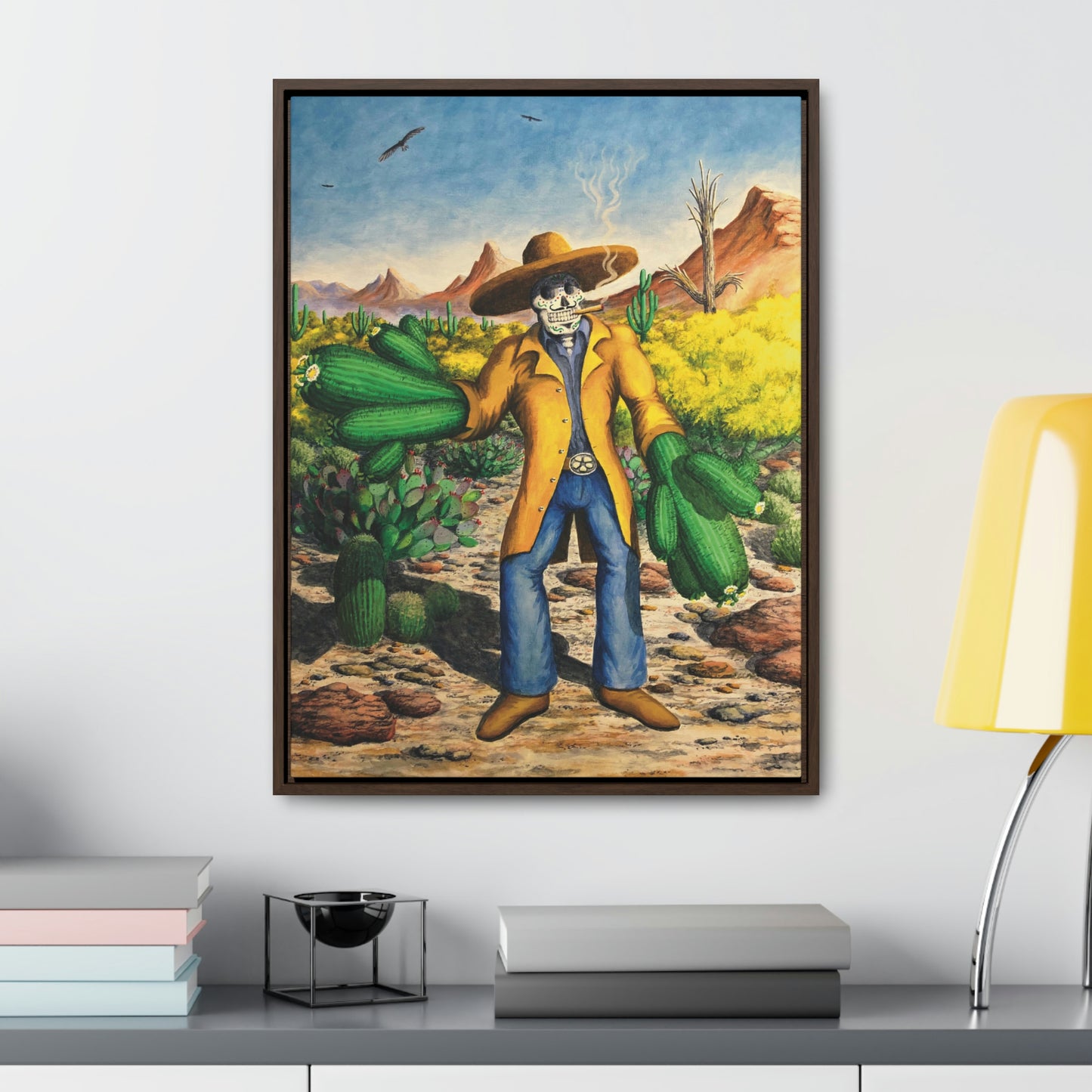 Sonoran Slinger - Canvas wrap - Floating frame