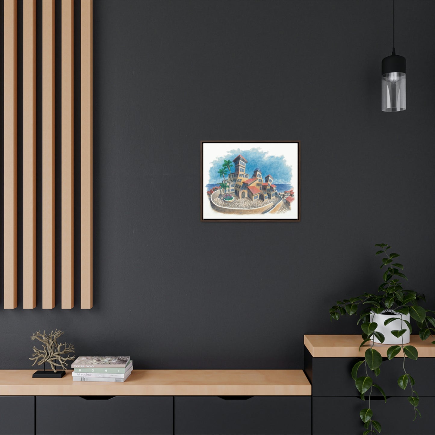 Lessish Moorish - Floating Frame