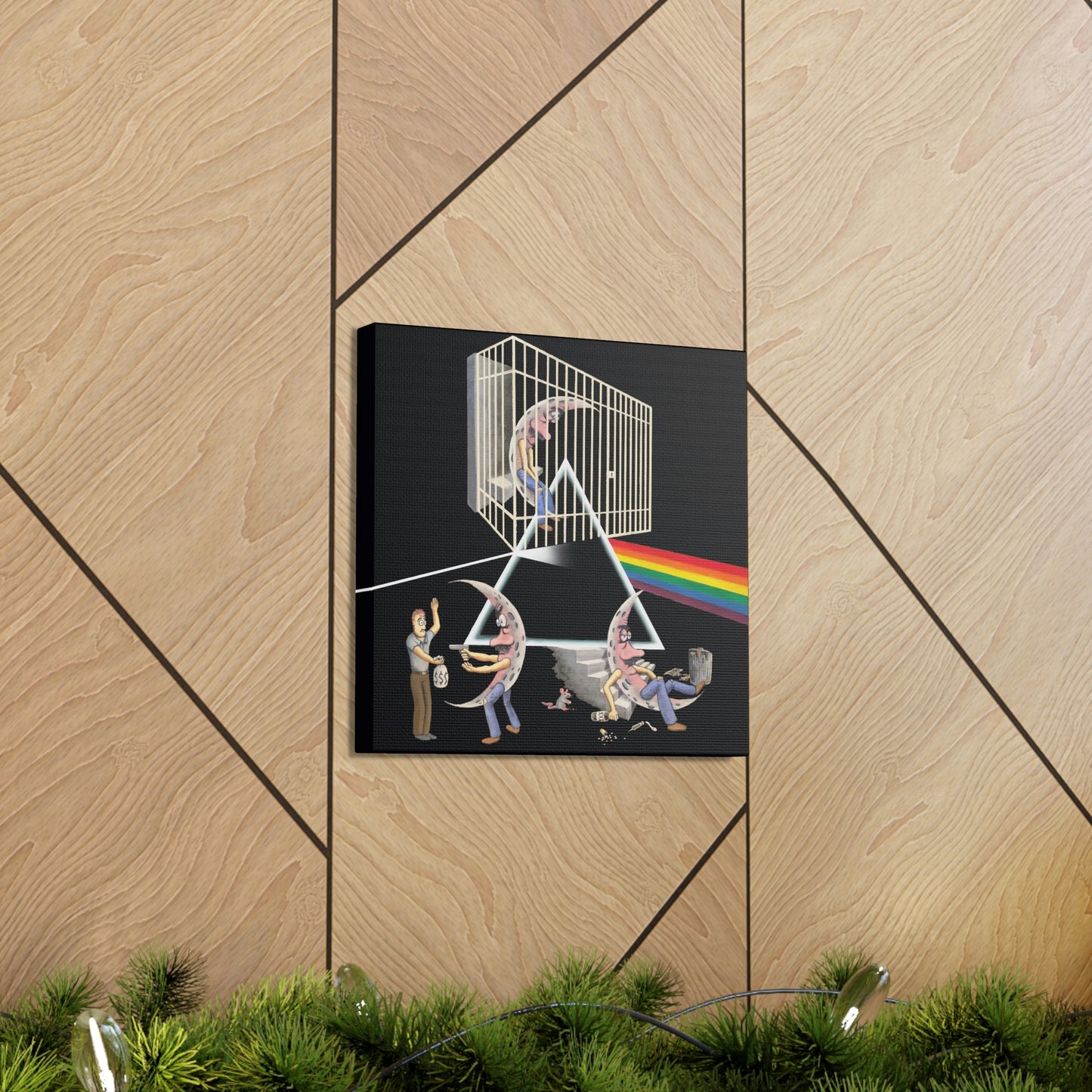 Darker Side of the Moon - Canvas Wrap