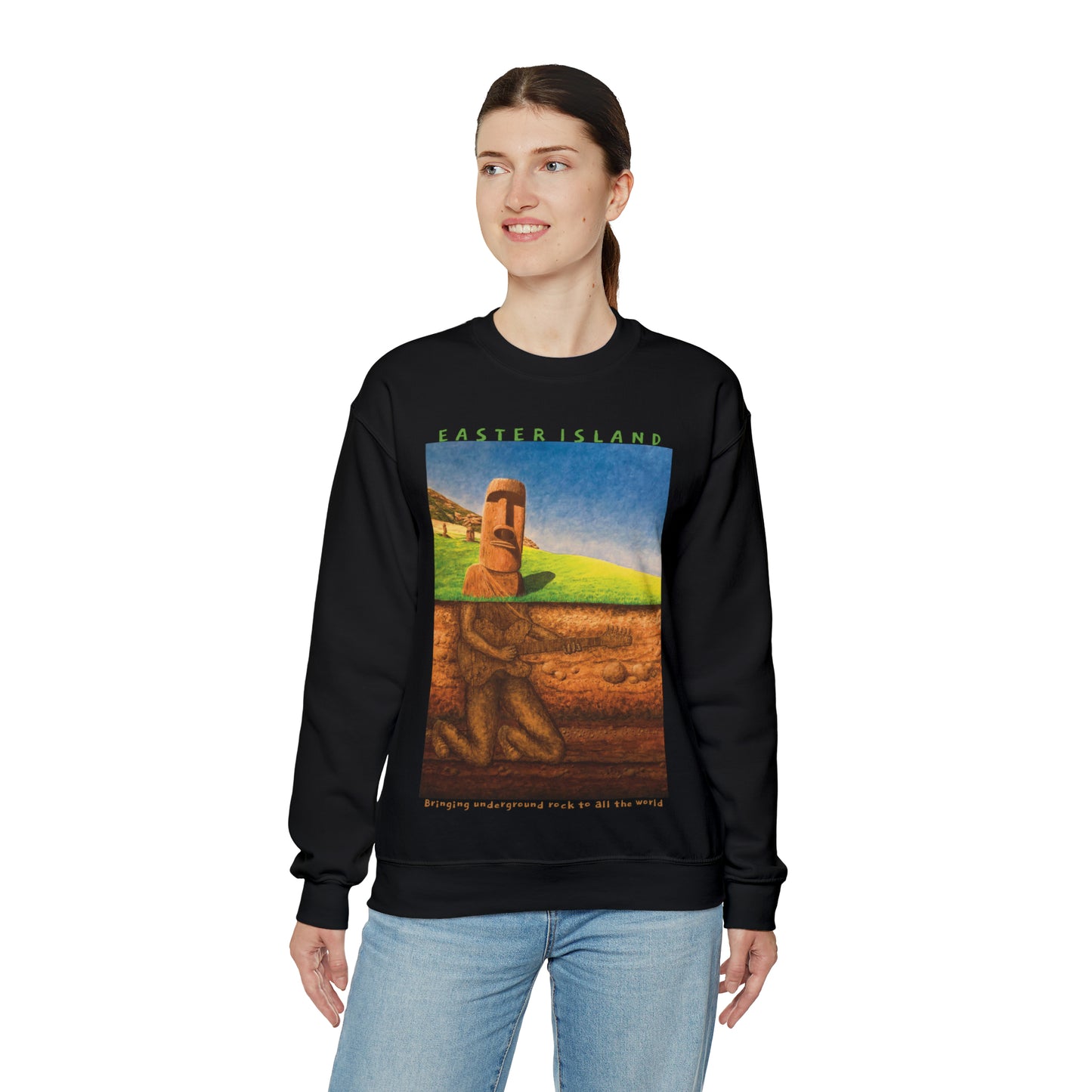 Underground Rock with text - Sweatshirt