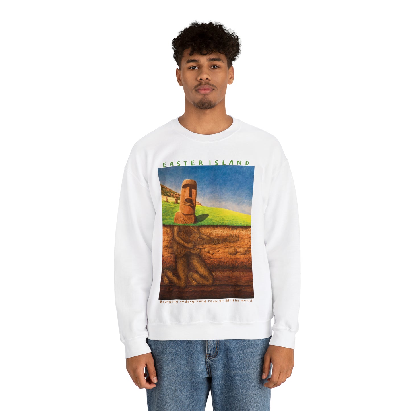 Underground Rock with text - Sweatshirt