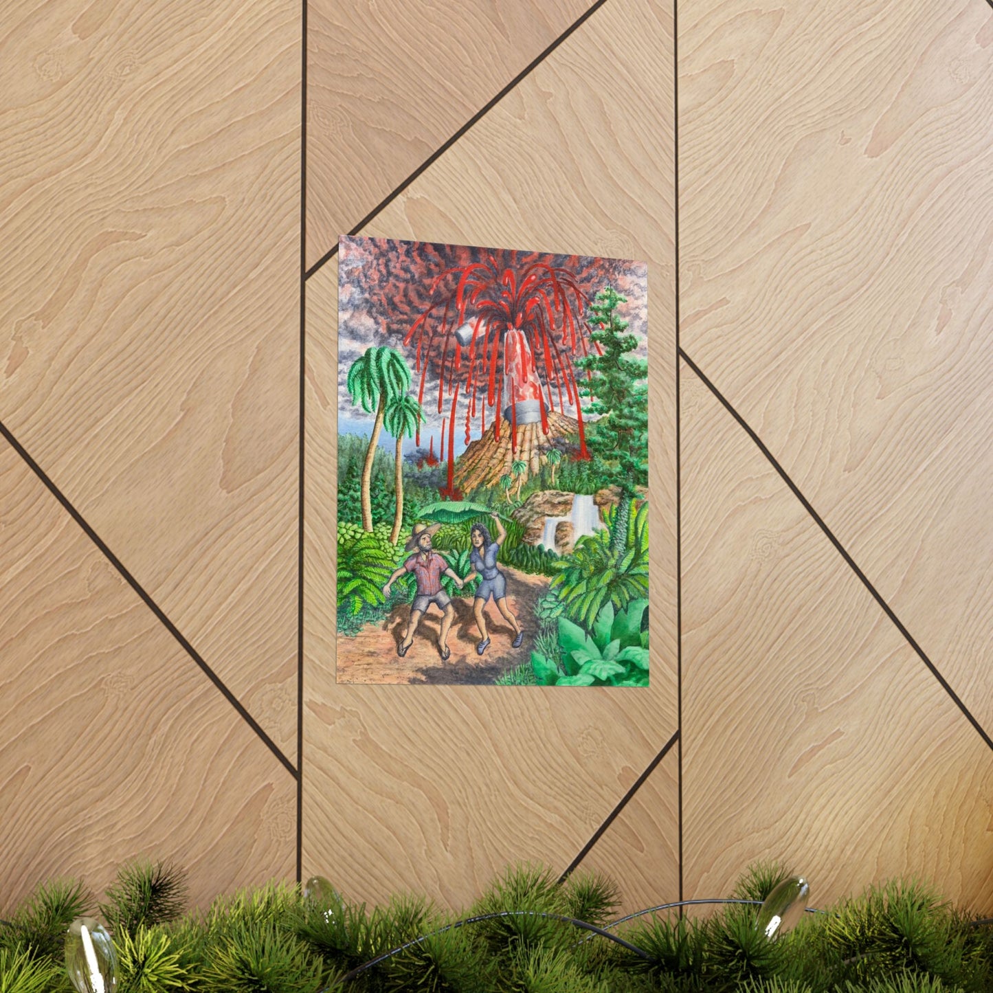 Lava Lamp Eruption - Poster