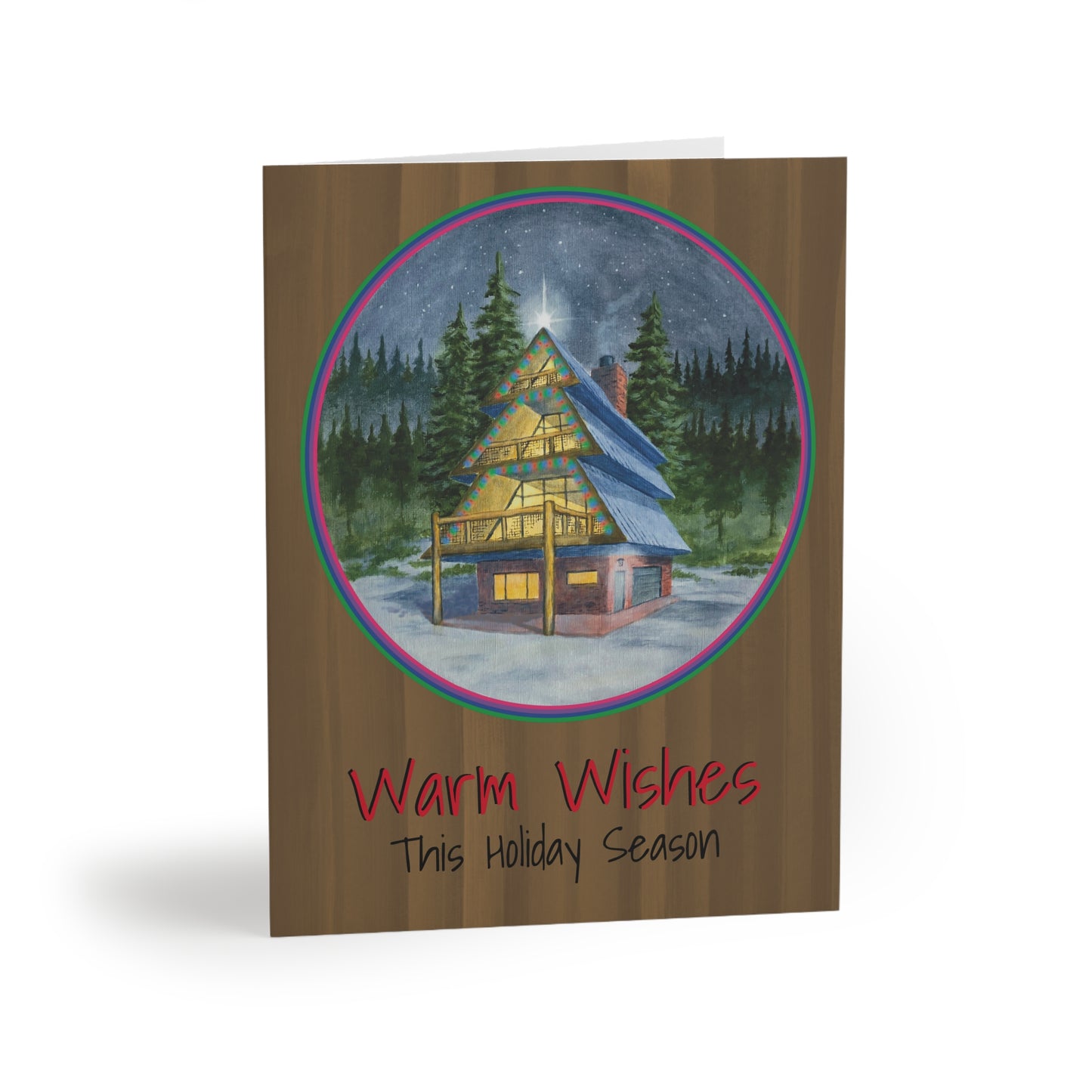 Greeting cards - Christmas Tree A-frame (8, 16, and 24 pcs)