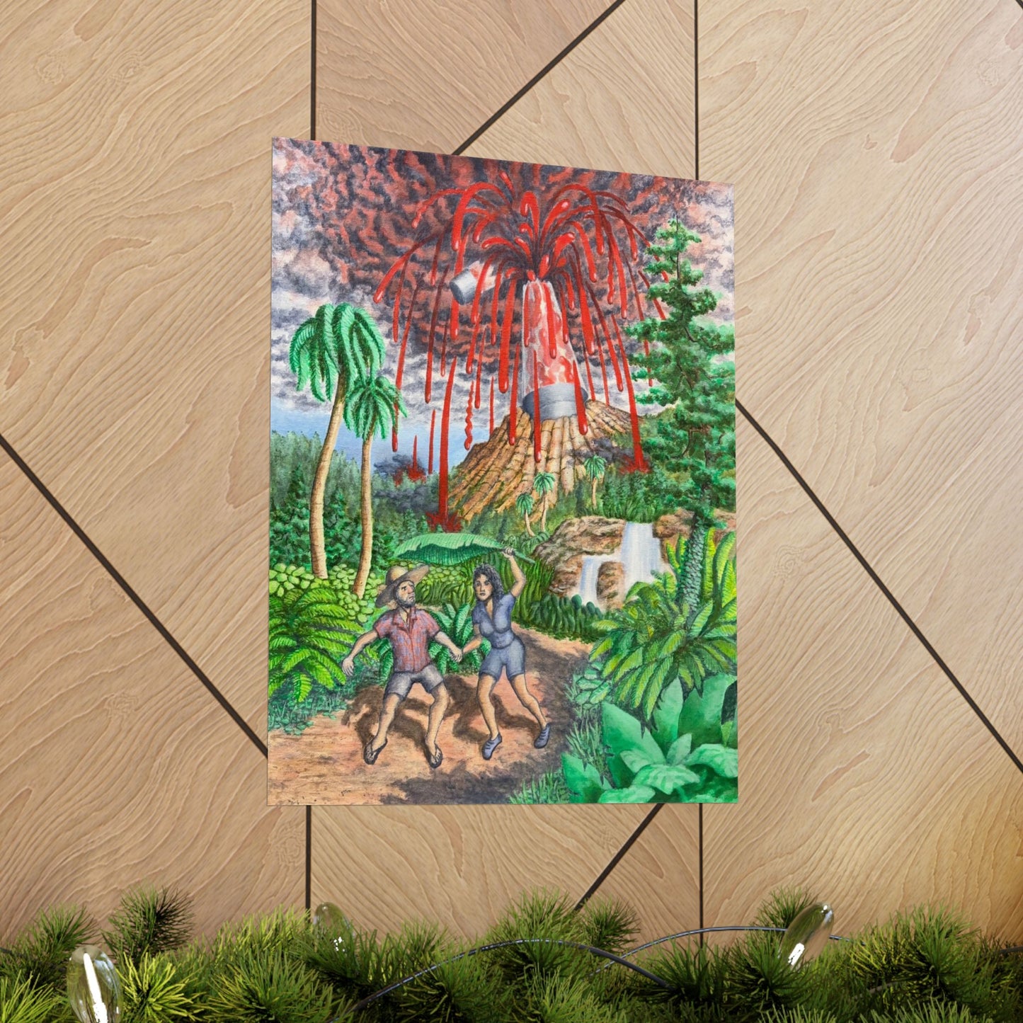 Lava Lamp Eruption - Poster