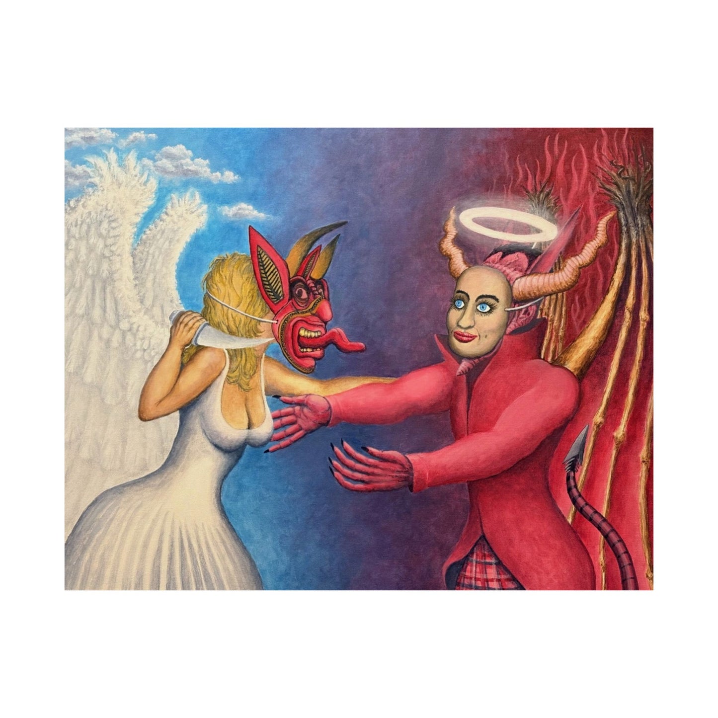 The Devil and Angel in Disguise - Poster