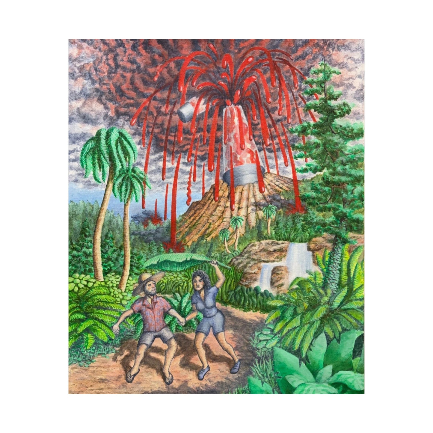 Lava Lamp Eruption - Poster