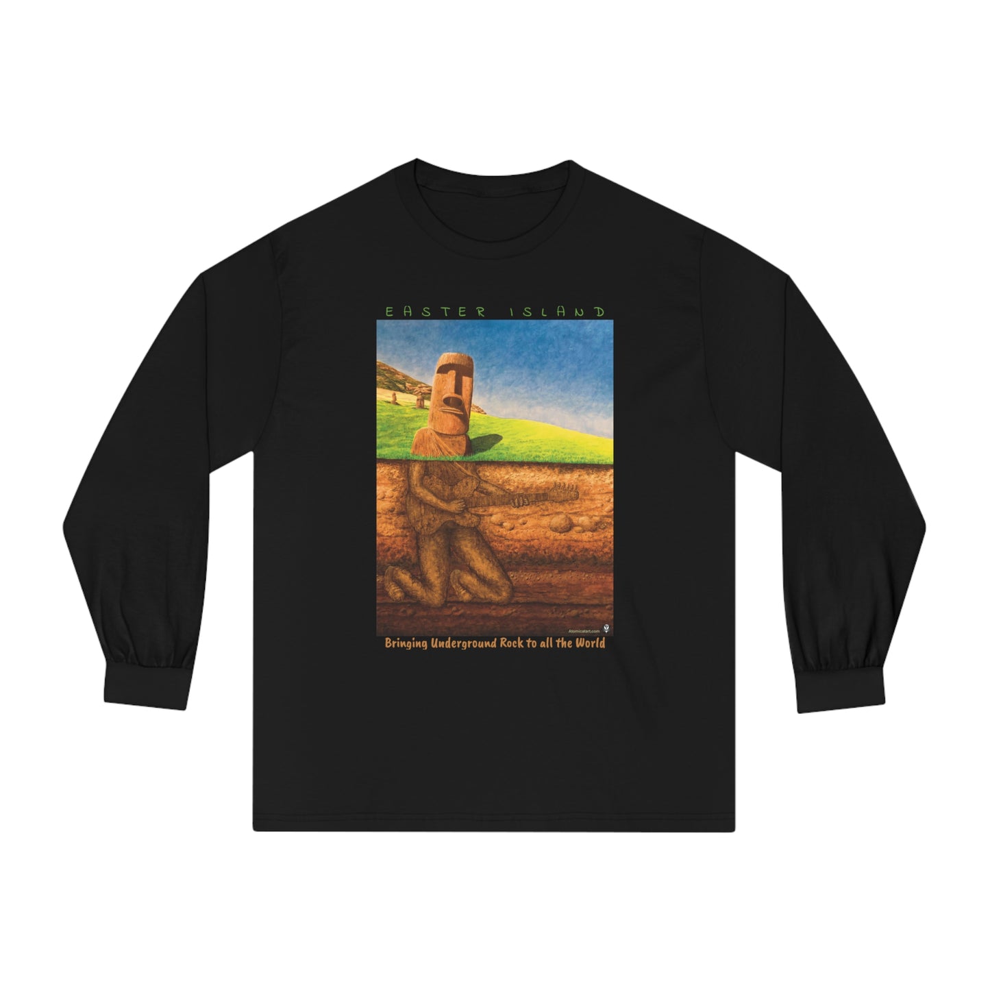 Underground Rock with text - Long Sleeve