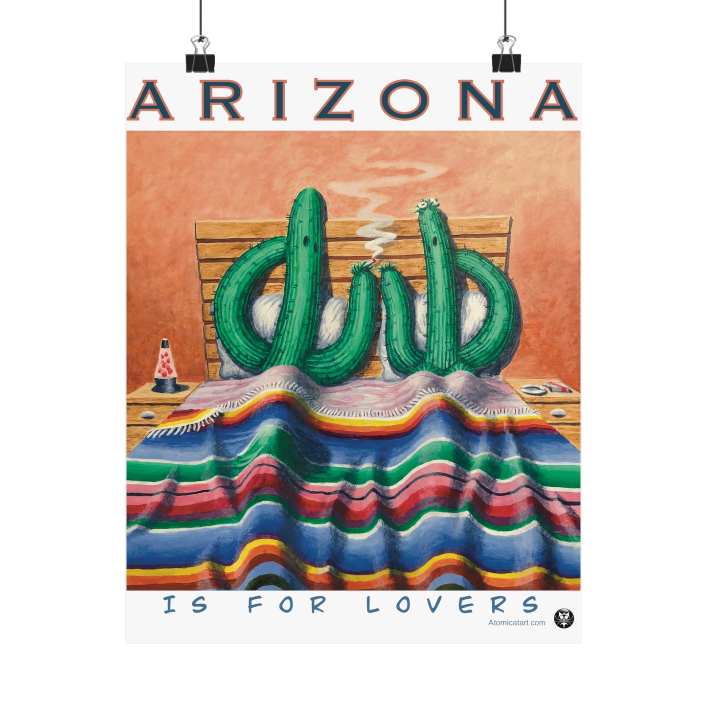 Arizona is for Saguaro Lovers - Poster