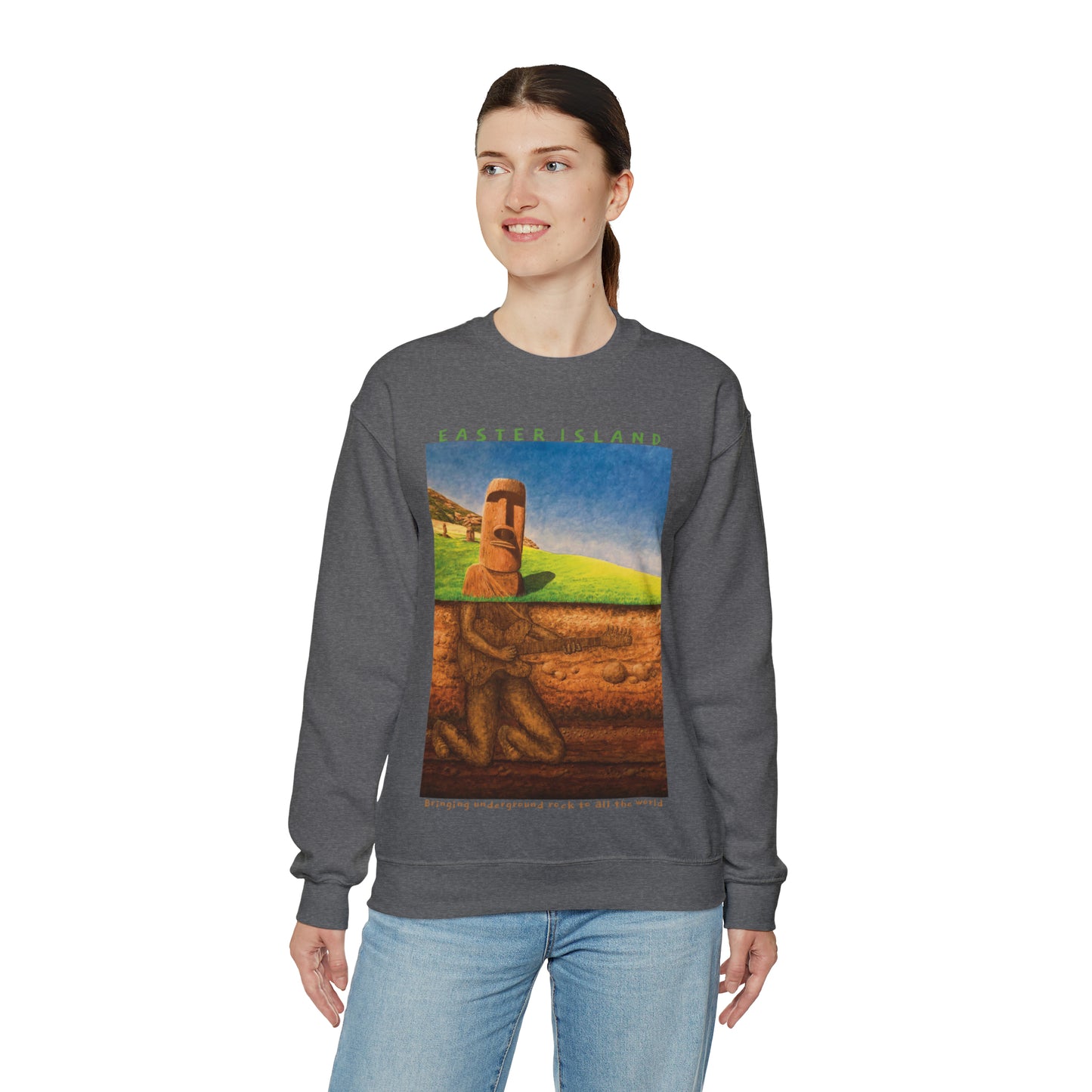 Underground Rock with text - Sweatshirt