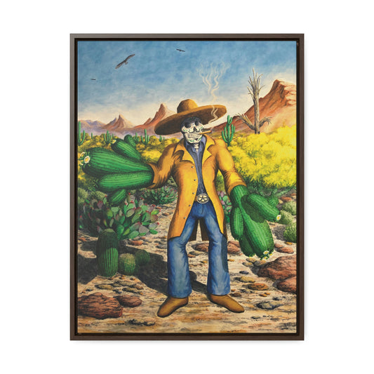 Sonoran Slinger - Canvas wrap - Floating frame